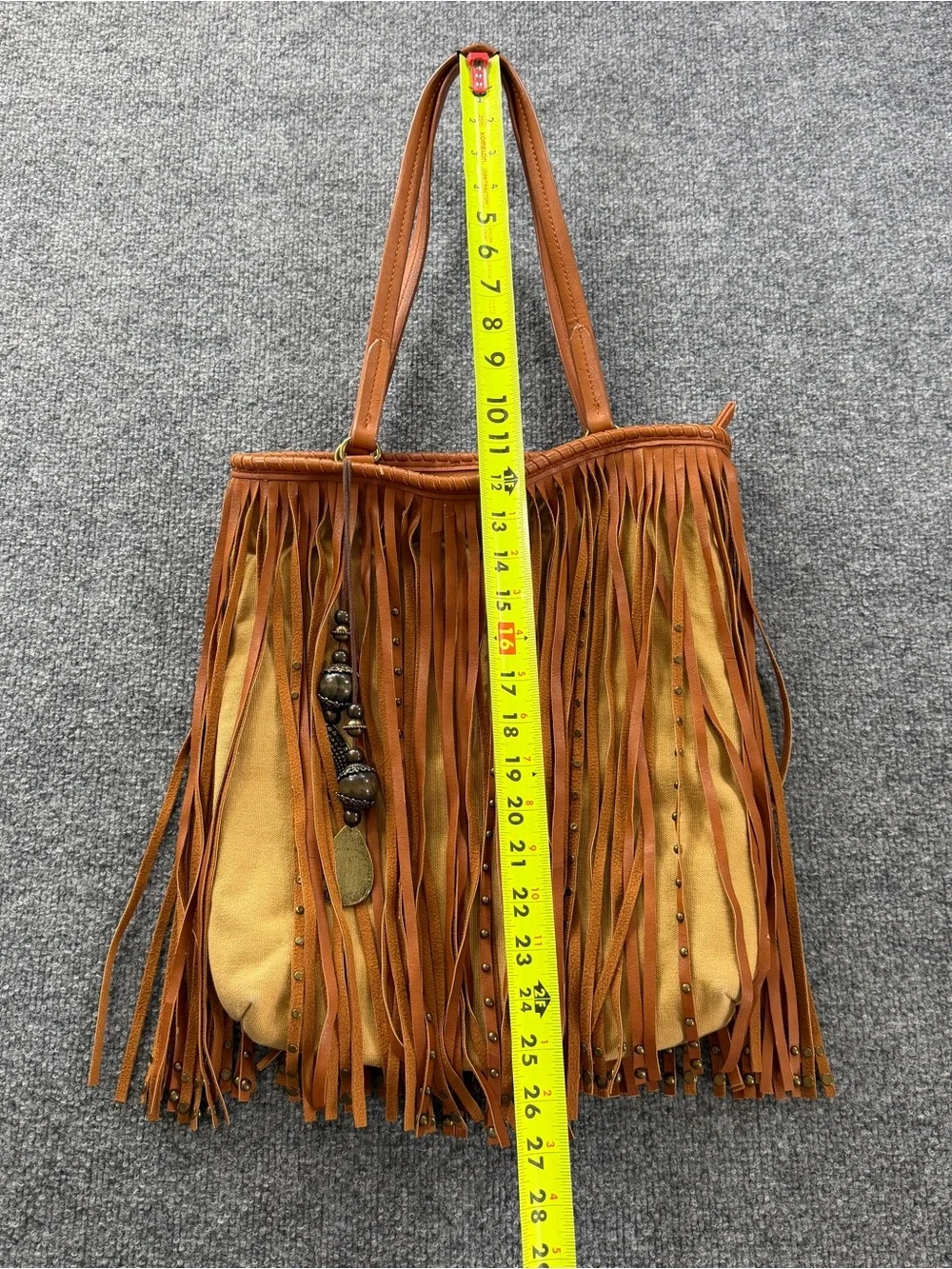 Charming Charlie•Ryder Studded Fringe Shoulder Bag Western Festival